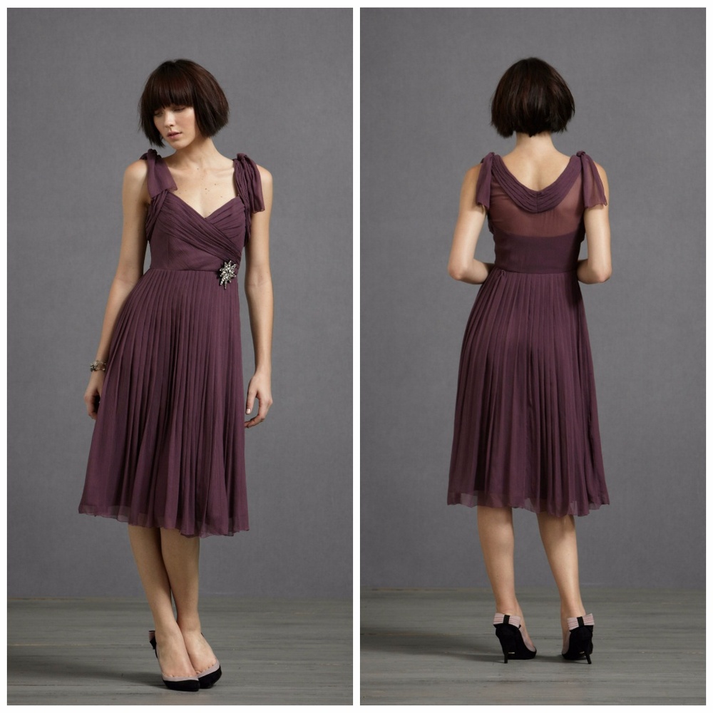 BHLDN Anthropologie Silk Chiffon SWAY-AND-SWIRL